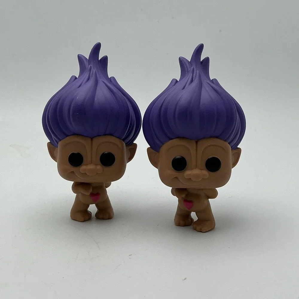Two Funko Mystery Mini Classic‎ Good Luck Trolls Purple Hair 3